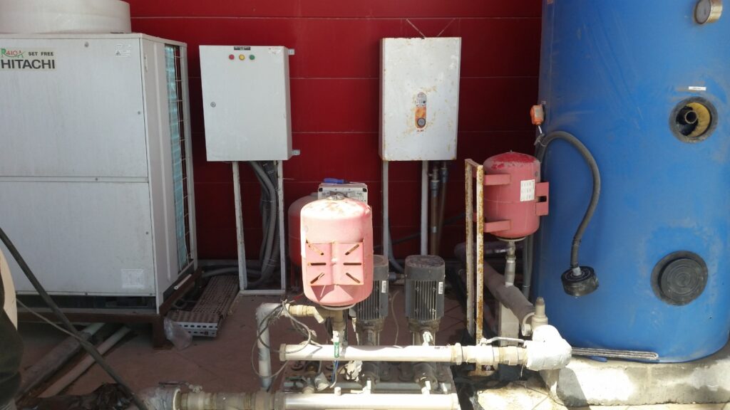 Commercial building electrical system setup