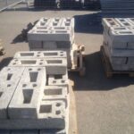 Stamped concrete patio with decorative finish