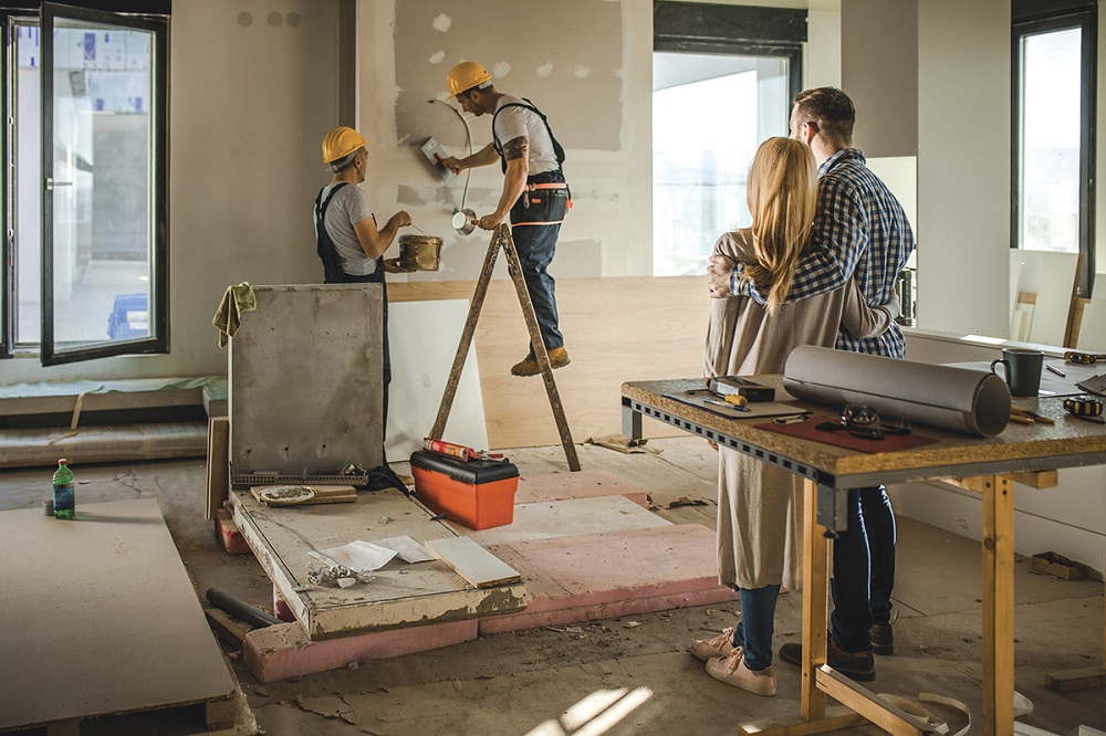 open-concept home interior during renovation services by mcaze in toronto