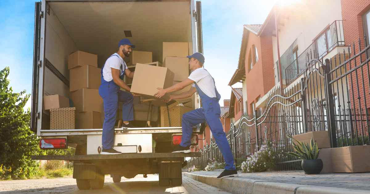 local moving services near me toronto home move by mcaze renovation team with boxes and van