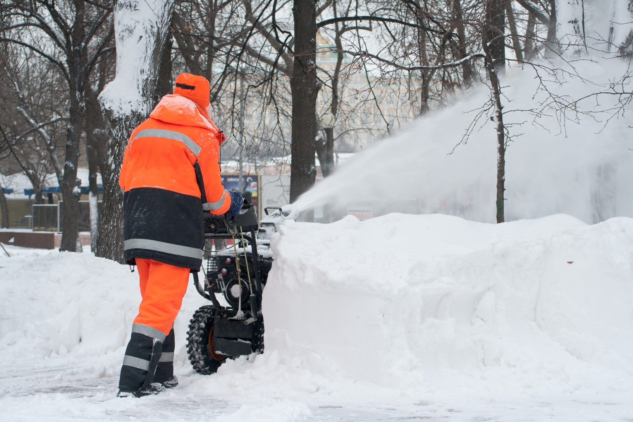 snow removal near me residential driveway cleared by mcaze in toronto winter