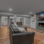 basement renovation toronto modern finished living space