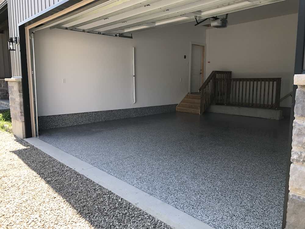 garage epoxy flooring installation toronto mcaze renovation